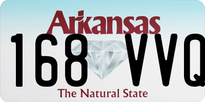 AR license plate 168VVQ