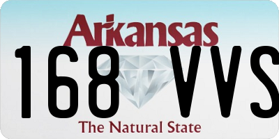 AR license plate 168VVS