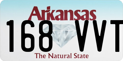AR license plate 168VVT