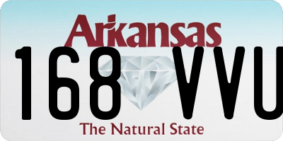 AR license plate 168VVU