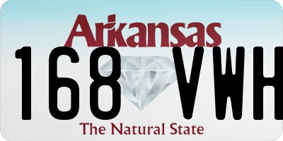 AR license plate 168VWH