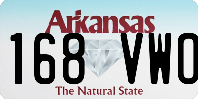 AR license plate 168VWO