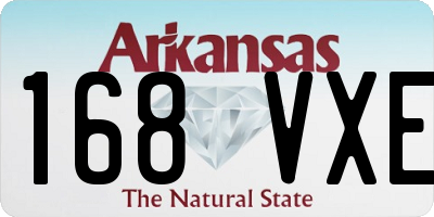 AR license plate 168VXE
