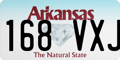 AR license plate 168VXJ