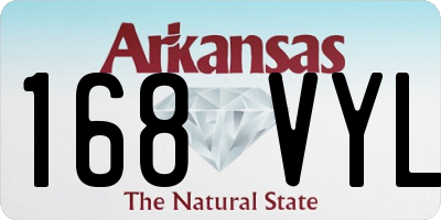 AR license plate 168VYL
