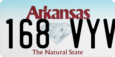AR license plate 168VYV