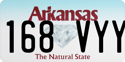 AR license plate 168VYY
