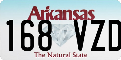 AR license plate 168VZD