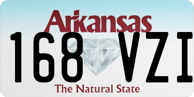 AR license plate 168VZI