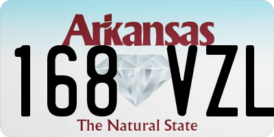 AR license plate 168VZL