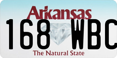 AR license plate 168WBC