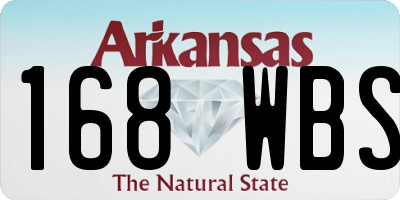 AR license plate 168WBS
