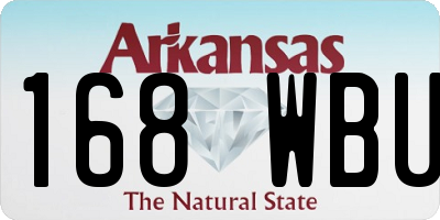 AR license plate 168WBU