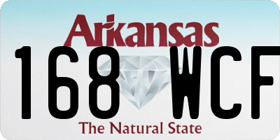 AR license plate 168WCF