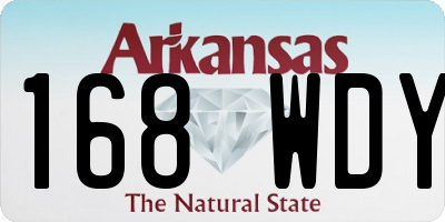 AR license plate 168WDY