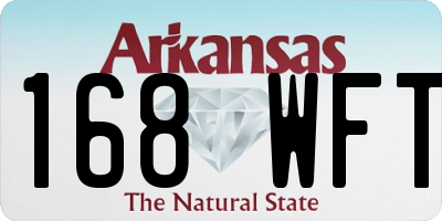 AR license plate 168WFT