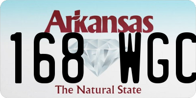 AR license plate 168WGC