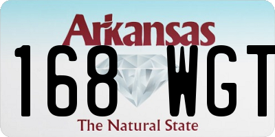 AR license plate 168WGT