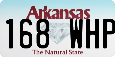 AR license plate 168WHP