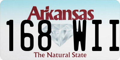 AR license plate 168WII