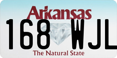 AR license plate 168WJL