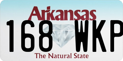 AR license plate 168WKP