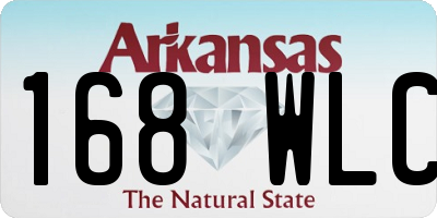 AR license plate 168WLC