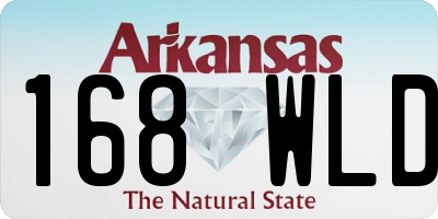 AR license plate 168WLD
