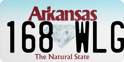 AR license plate 168WLG