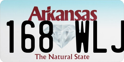 AR license plate 168WLJ