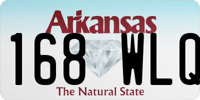 AR license plate 168WLQ