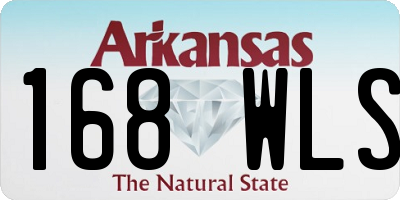 AR license plate 168WLS