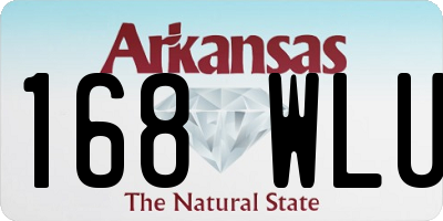 AR license plate 168WLU