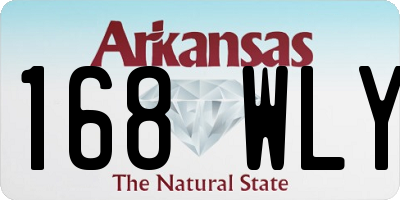 AR license plate 168WLY