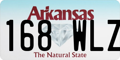 AR license plate 168WLZ