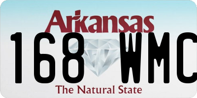 AR license plate 168WMC