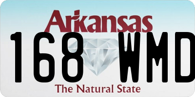AR license plate 168WMD