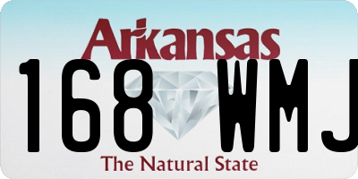 AR license plate 168WMJ