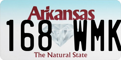 AR license plate 168WMK