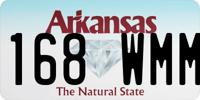 AR license plate 168WMM