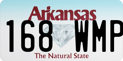 AR license plate 168WMP