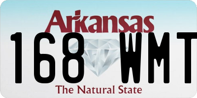 AR license plate 168WMT