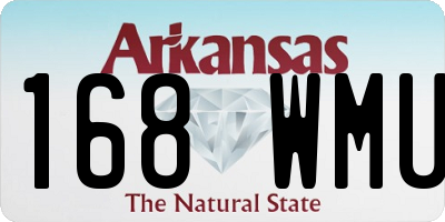 AR license plate 168WMU