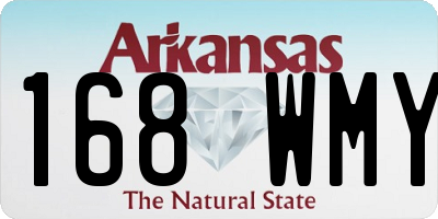 AR license plate 168WMY