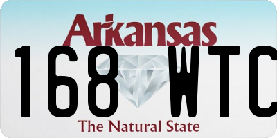 AR license plate 168WTC