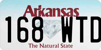 AR license plate 168WTD