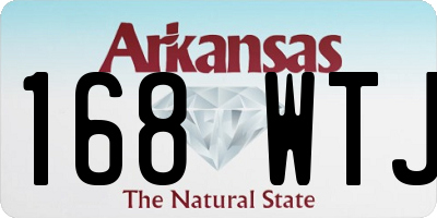 AR license plate 168WTJ