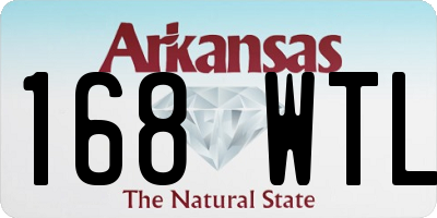 AR license plate 168WTL