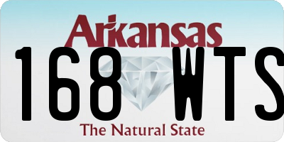 AR license plate 168WTS