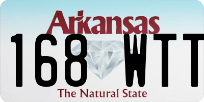 AR license plate 168WTT